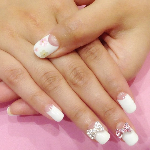 Cute French Nails - Japanese Style